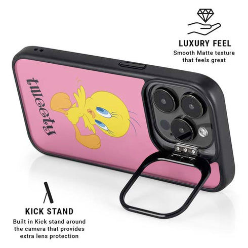 Looney Tunes Tweety Pinky iPhone 15 Pro Kickstand Case